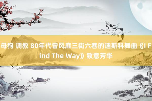 母狗 调教 80年代曾风靡三街六巷的迪斯科舞曲《I Find The Way》致意芳华